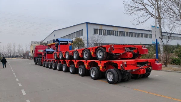 Tank Transport Low Bed Trailer